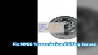 MPS6 6DCT450 トランスミッションの問題を修正 再生クラッチ